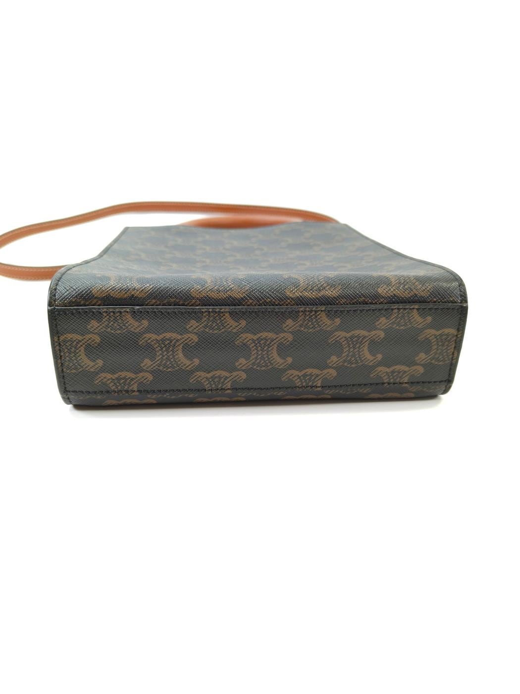 CELINE ���꡼�� �ȥꥪ��� �ߥ� �С��ƥ����� ���� 2WAY ���������Хå� �֥饦�� �����ֹ桧10699