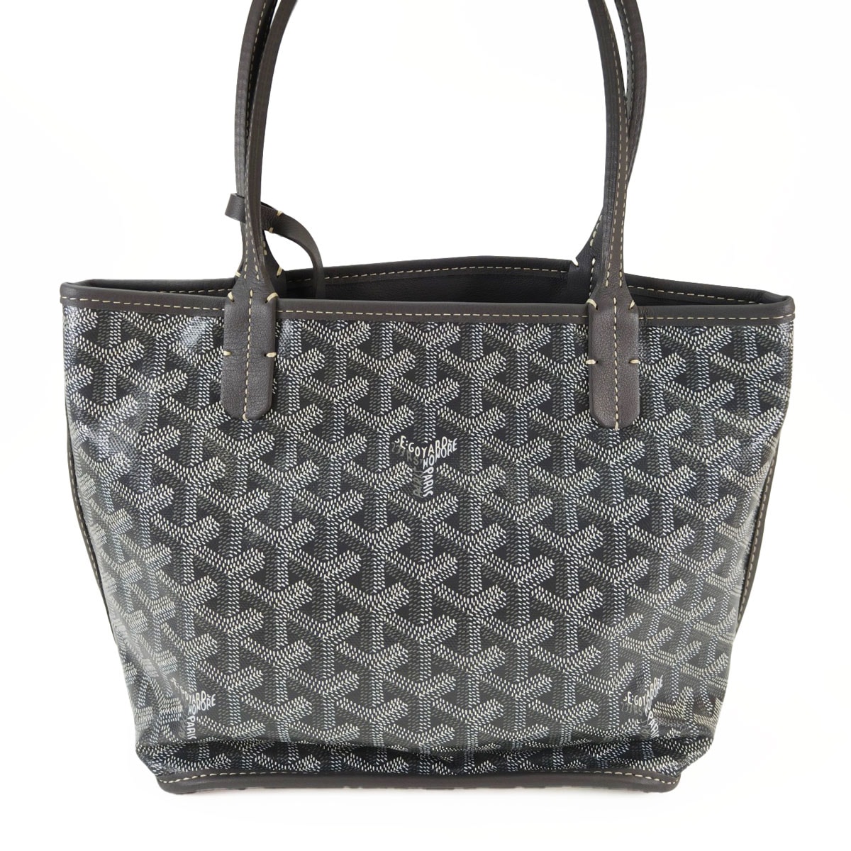 GOYARD ゴヤール アンジュ ミニ トートバッグ グレー 管理番号：11006