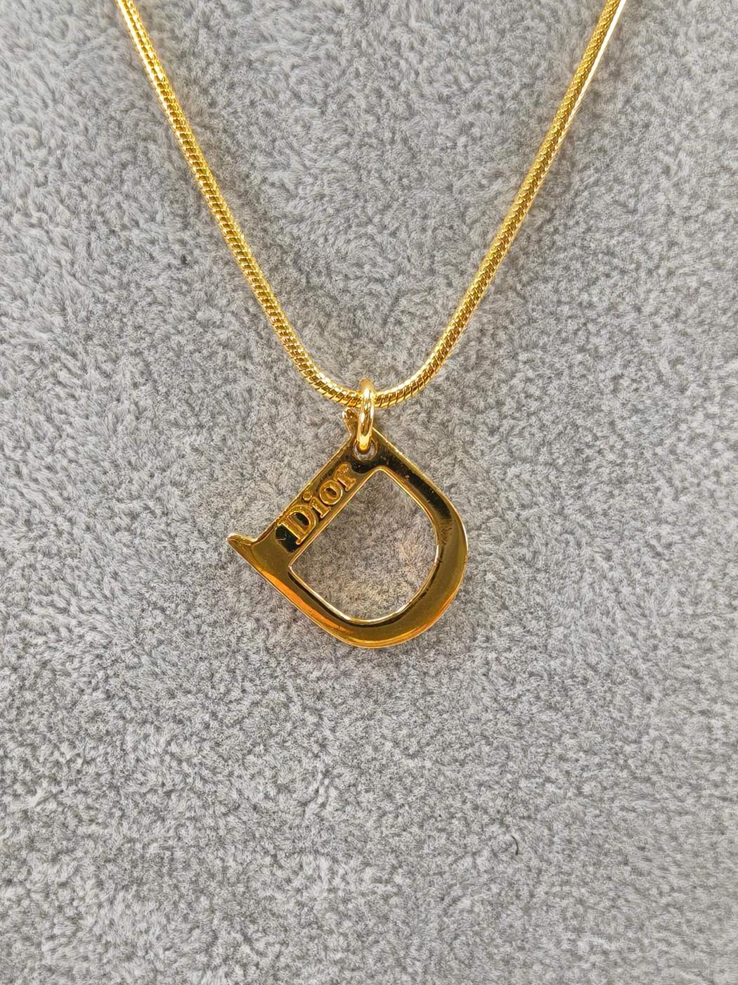 Christian Dior ���ꥹ�����ǥ������� �ͥå��쥹 D���� ������ơ��� ����������� ������� �����ֹ桧9956