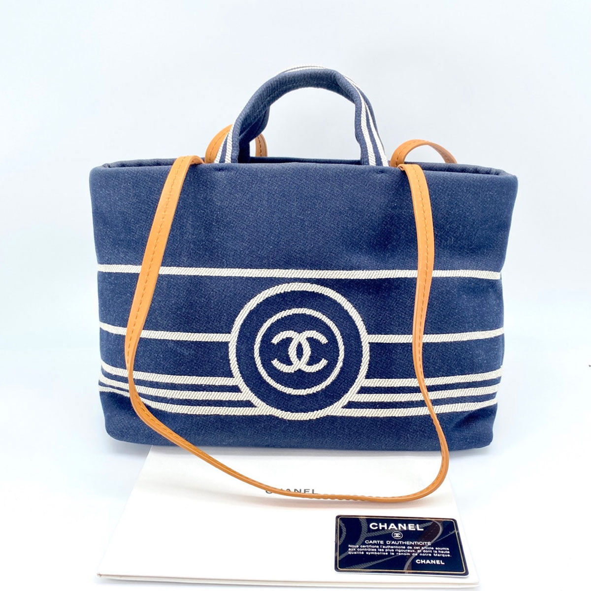 CHANEL ����ͥ� �����ޡ��� �ǥ˥� 2WAY �ȡ��ȥХå� ���������Хå� A92240 �����ֹ桧9398