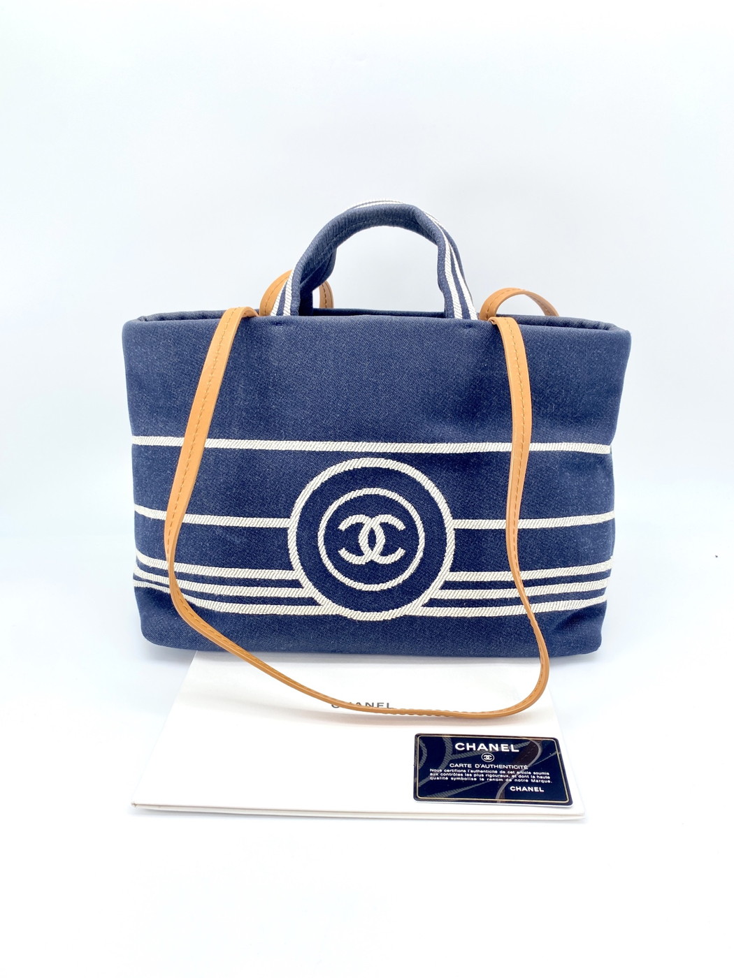 CHANEL ����ͥ� �����ޡ��� �ǥ˥� 2WAY �ȡ��ȥХå� ���������Хå� A92240 �����ֹ桧9398