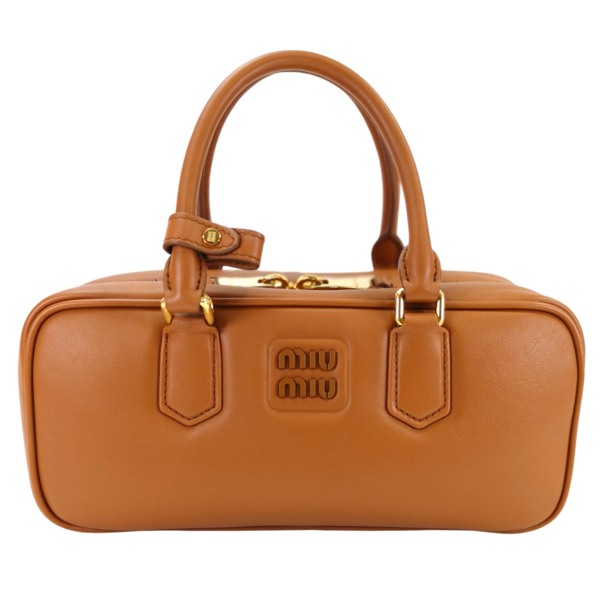 MIU MIU �ߥ奦�ߥ奦 ���륫�ǥ� �쥶�� �ϥ�ɥХå� �顼�� ���˥�å� �����ֹ桧10706