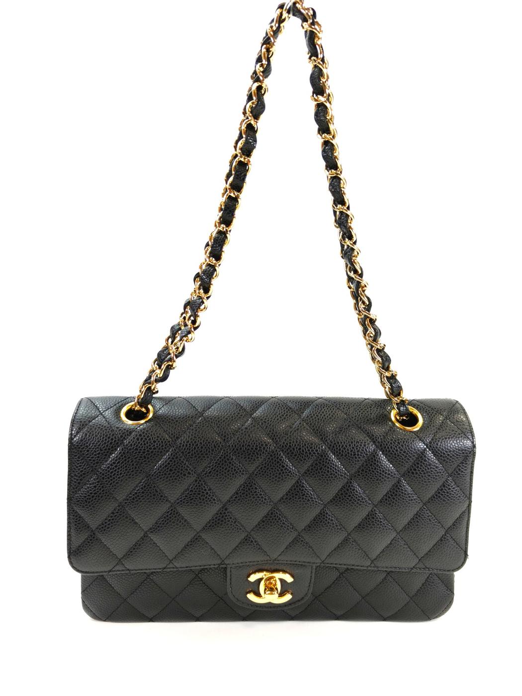 CHANEL �ޥȥ�å�25 W�ե�åץ������� ����ӥ������� �֥�å� �����ֹ桧10908
