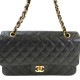 CHANEL �ޥȥ�å�25 W�ե�åץ������� ����ӥ������� �֥�å� �����ֹ桧10908