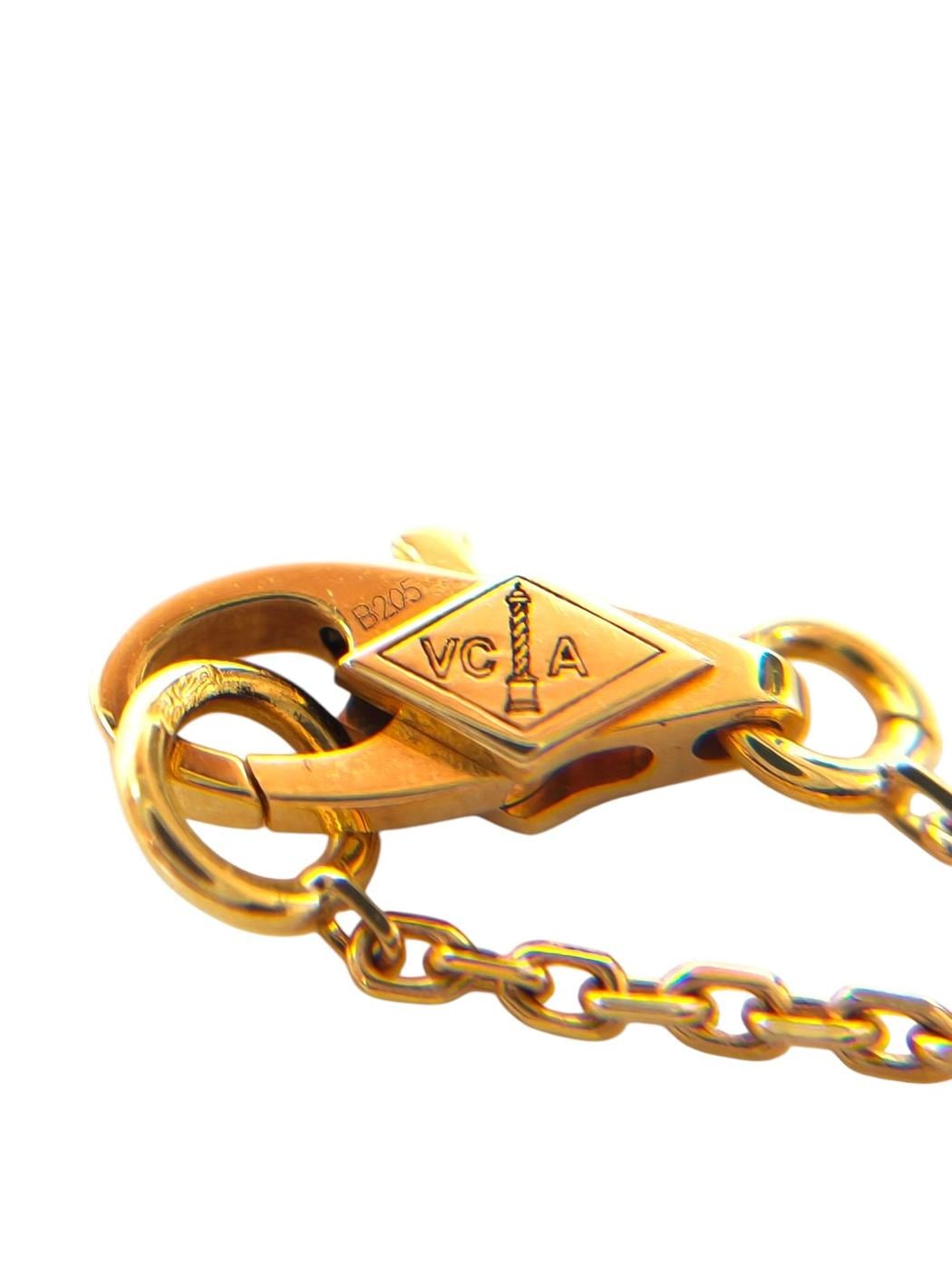 Van Cleef �� Arpels ������ ���꡼�ա������ڥ� ����ϥ�֥� �ڥ����� �ͥå��쥹 ������ɡߥۥ磻�� �����ֹ桧11395