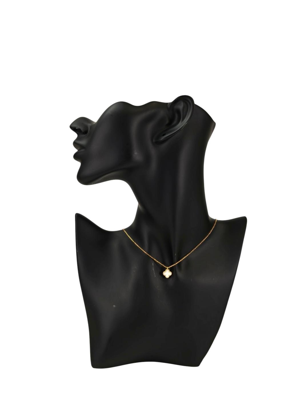 Van Cleef �� Arpels ������ ���꡼�ա������ڥ� ����ϥ�֥� �ڥ����� �ͥå��쥹 ������ɡߥۥ磻�� �����ֹ桧11395