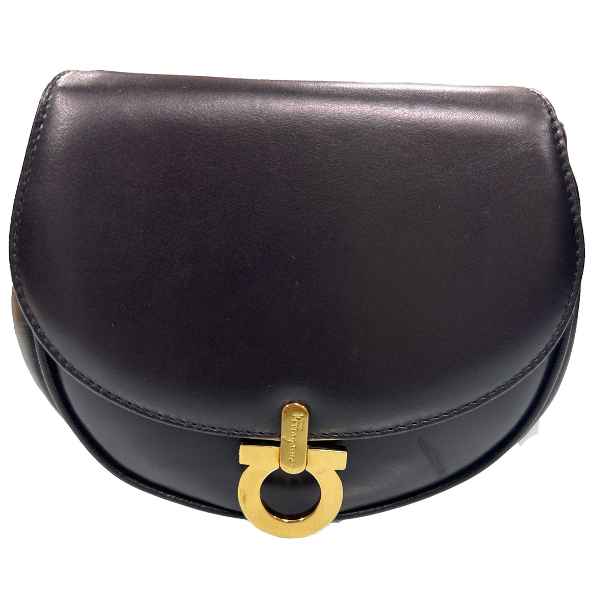 Salvatore Ferragamo ȡե饬 ޡ Хå 쥶 ǥ ֥å ֹ桧7785