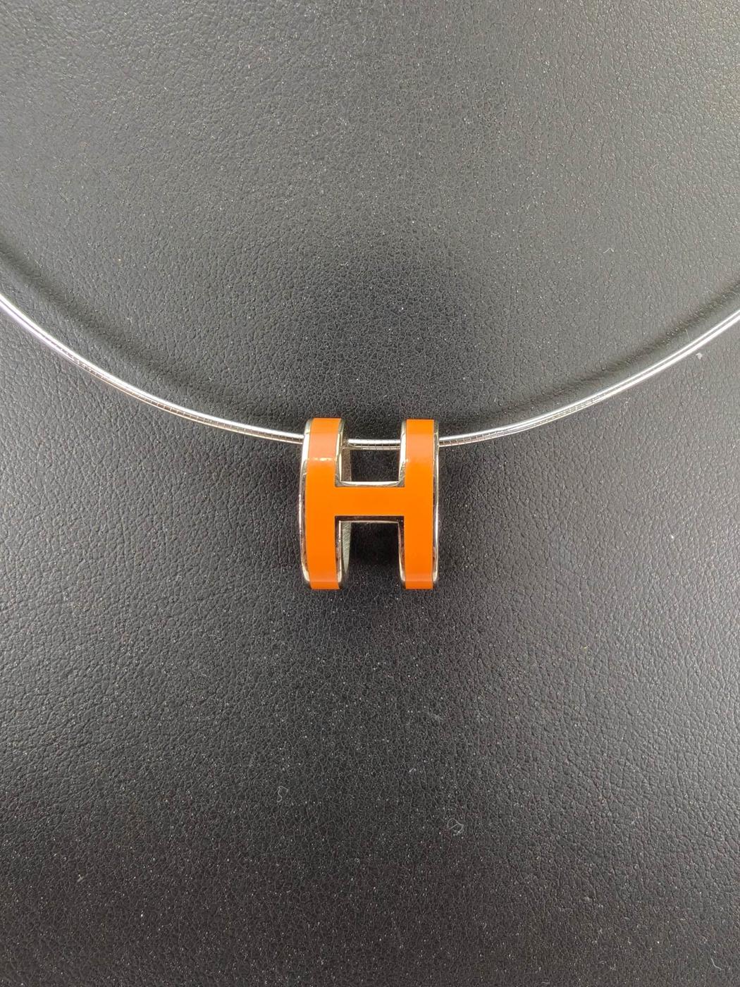 HERMES ����᥹ �ݥå�H �ڥ����� �ͥå��쥹 ����󥸡ߥ���С� �����ֹ桧10603