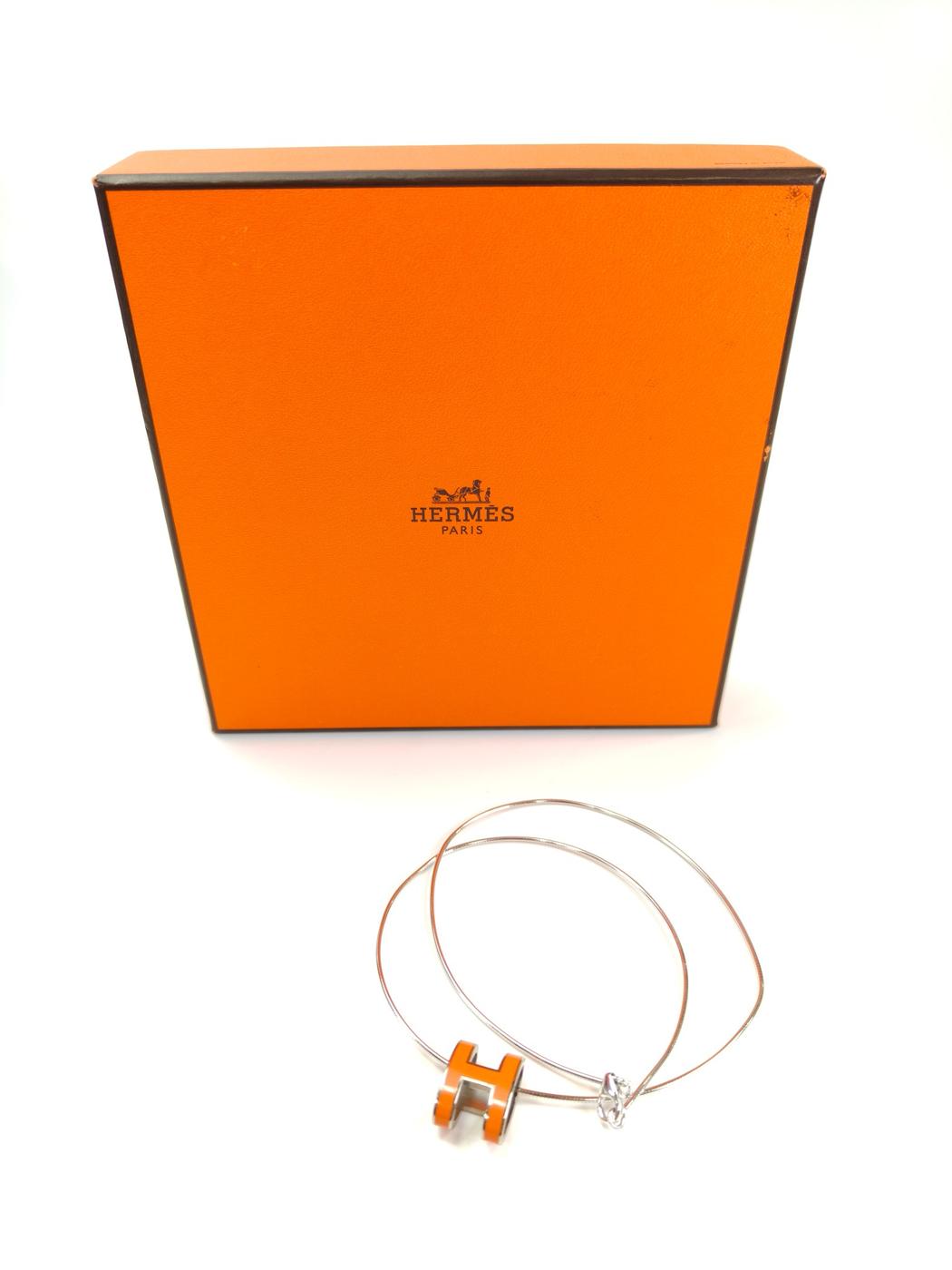 HERMES ����᥹ �ݥå�H �ڥ����� �ͥå��쥹 ����󥸡ߥ���С� �����ֹ桧10603