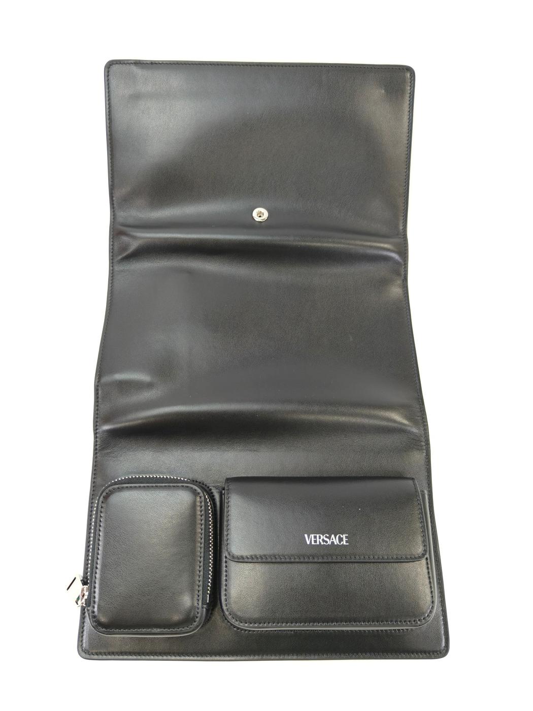 VERSACE �����륵������ Cargo �����ޤ� �ݡ��� ���� ���ޥۥ����� ����å��Хå� �֥�å� �����ֹ桧10407