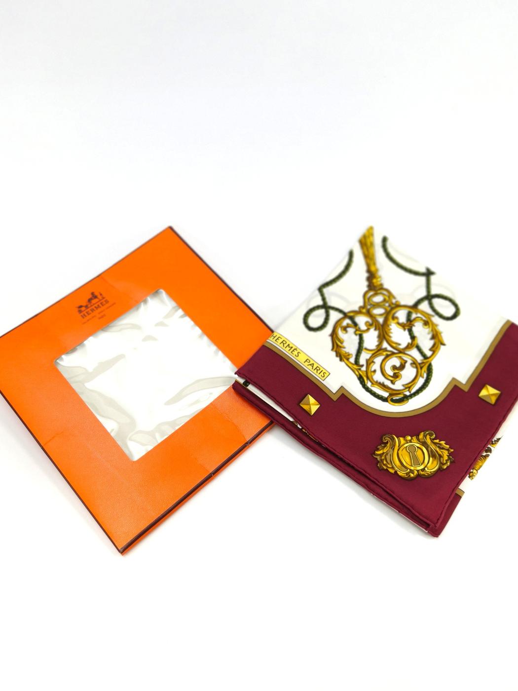 HERMES ᥹ 90  LES CLES 륯 ۥ磻ȡߥܥɡ ֹ桧10200