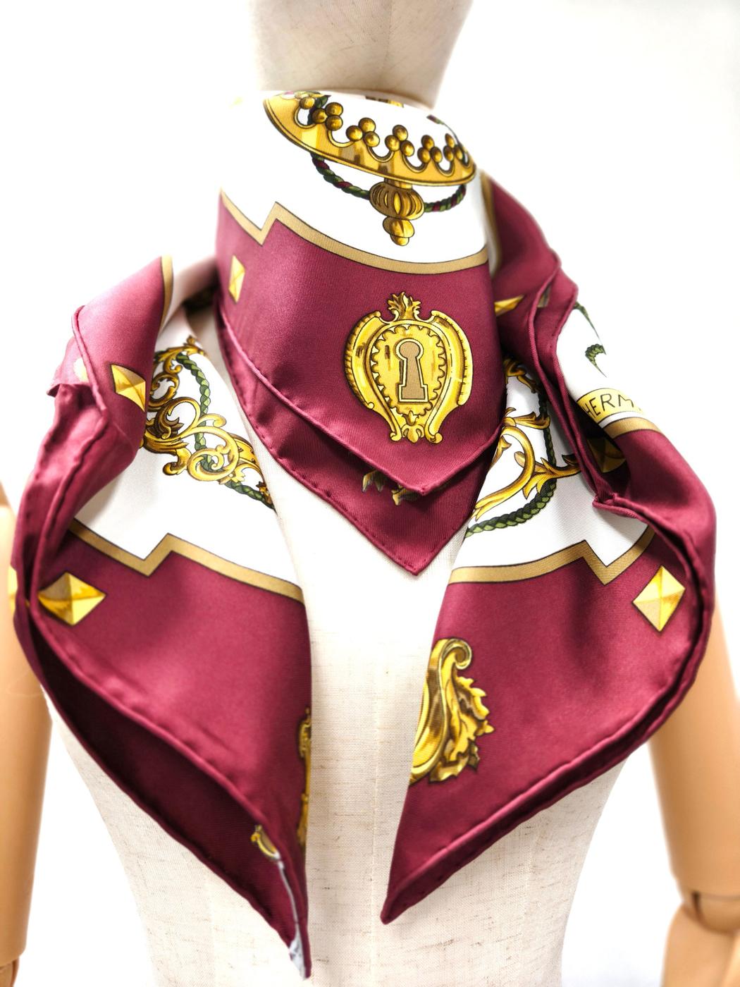 HERMES ᥹ 90  LES CLES 륯 ۥ磻ȡߥܥɡ ֹ桧10200