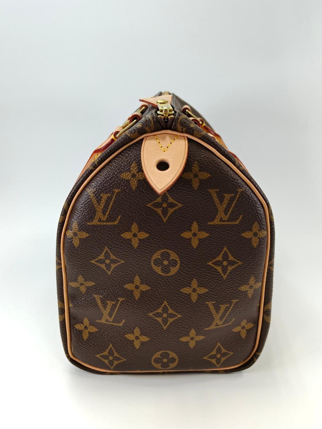 Louis Vuitton �륤�����ȥ� ��Υ���� ���ԡ��ǥ�25 �ϥ�ɥХå� �֥饦�� �����ֹ桧11214