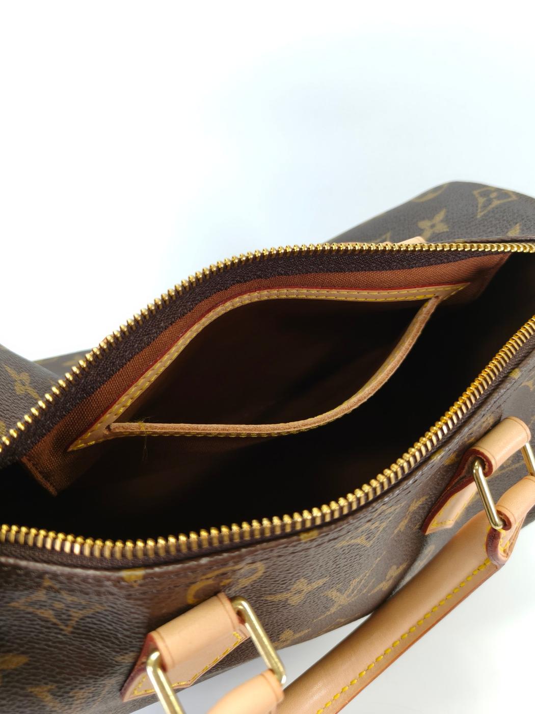 Louis Vuitton �륤�����ȥ� ��Υ���� ���ԡ��ǥ�25 �ϥ�ɥХå� �֥饦�� �����ֹ桧11214