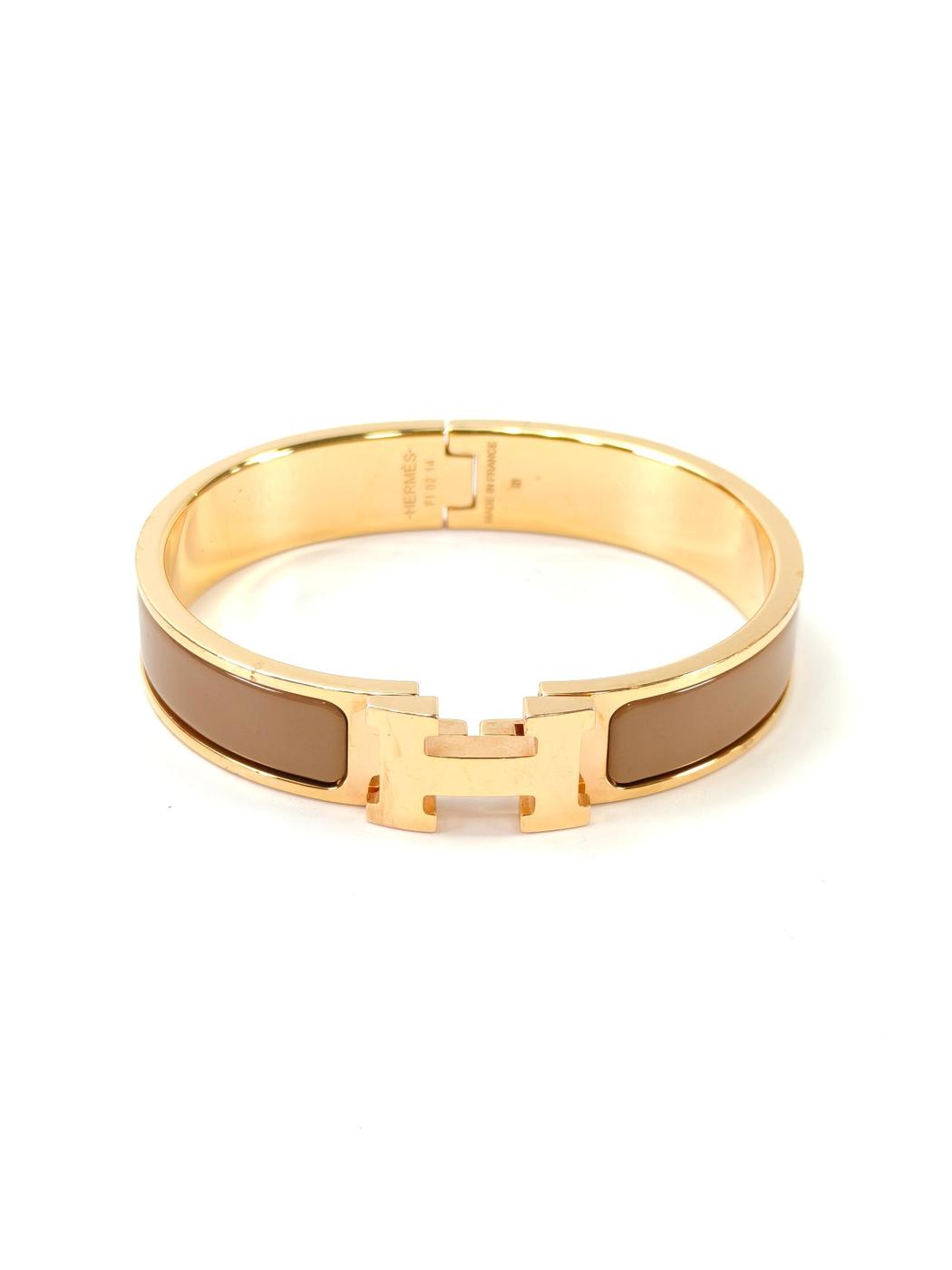 HERMES エルメス クリックH PM バングル ブレスレット ゴールド