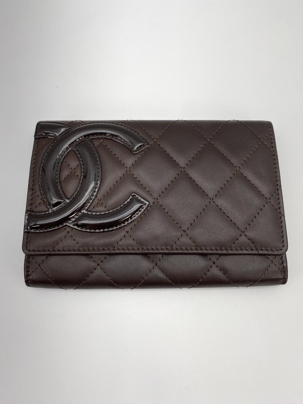 CHANEL ����ͥ� ����ܥ� 2���ޤ���� �֥饦�� �㿧 ��ǥ����� �����ֹ桧8875