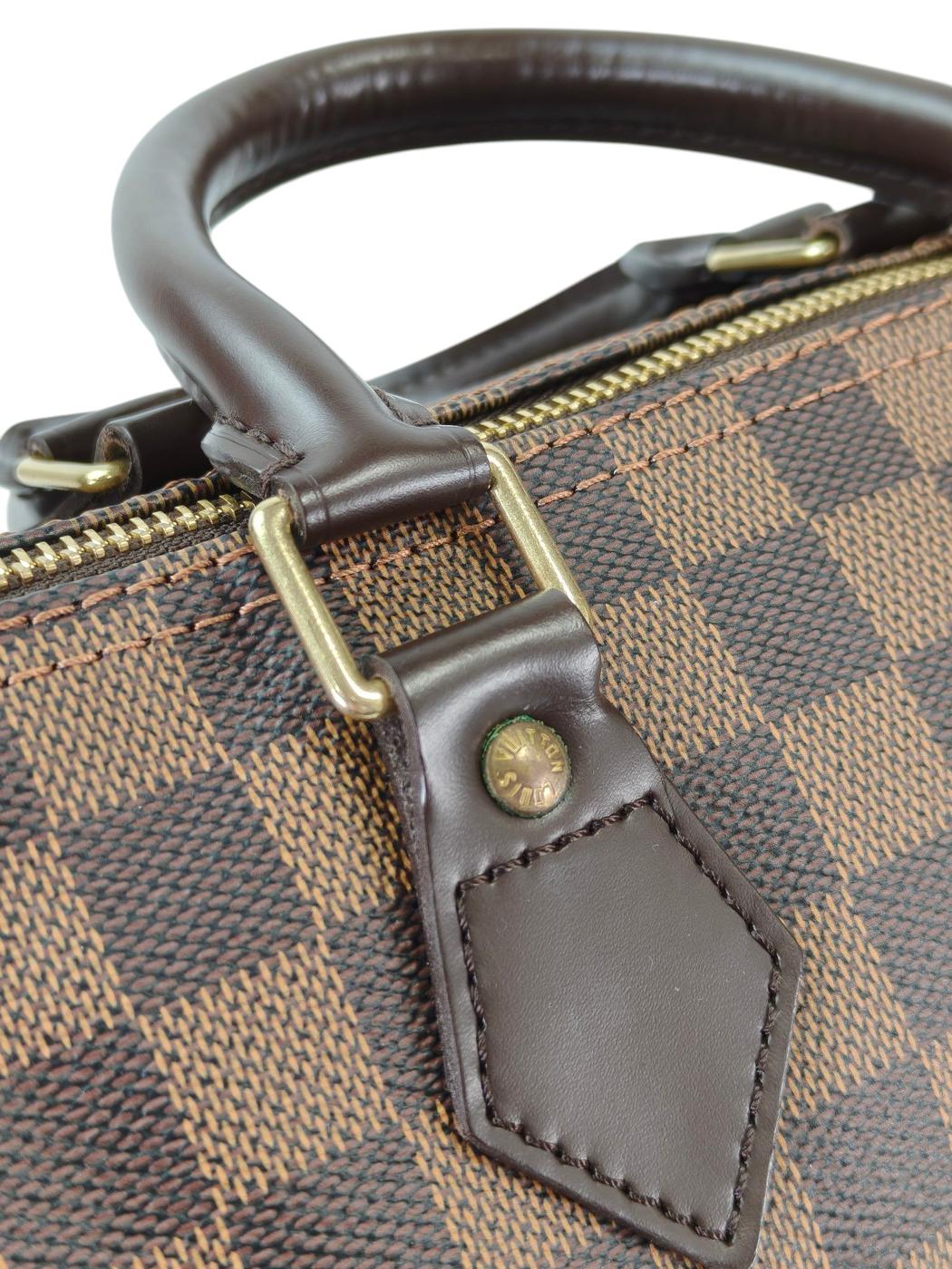 Louis Vuitton �륤�����ȥ� ���ߥ� ���ԡ��ǥ�25 �ϥ�ɥХå� �֥饦�� �����ֹ桧11320