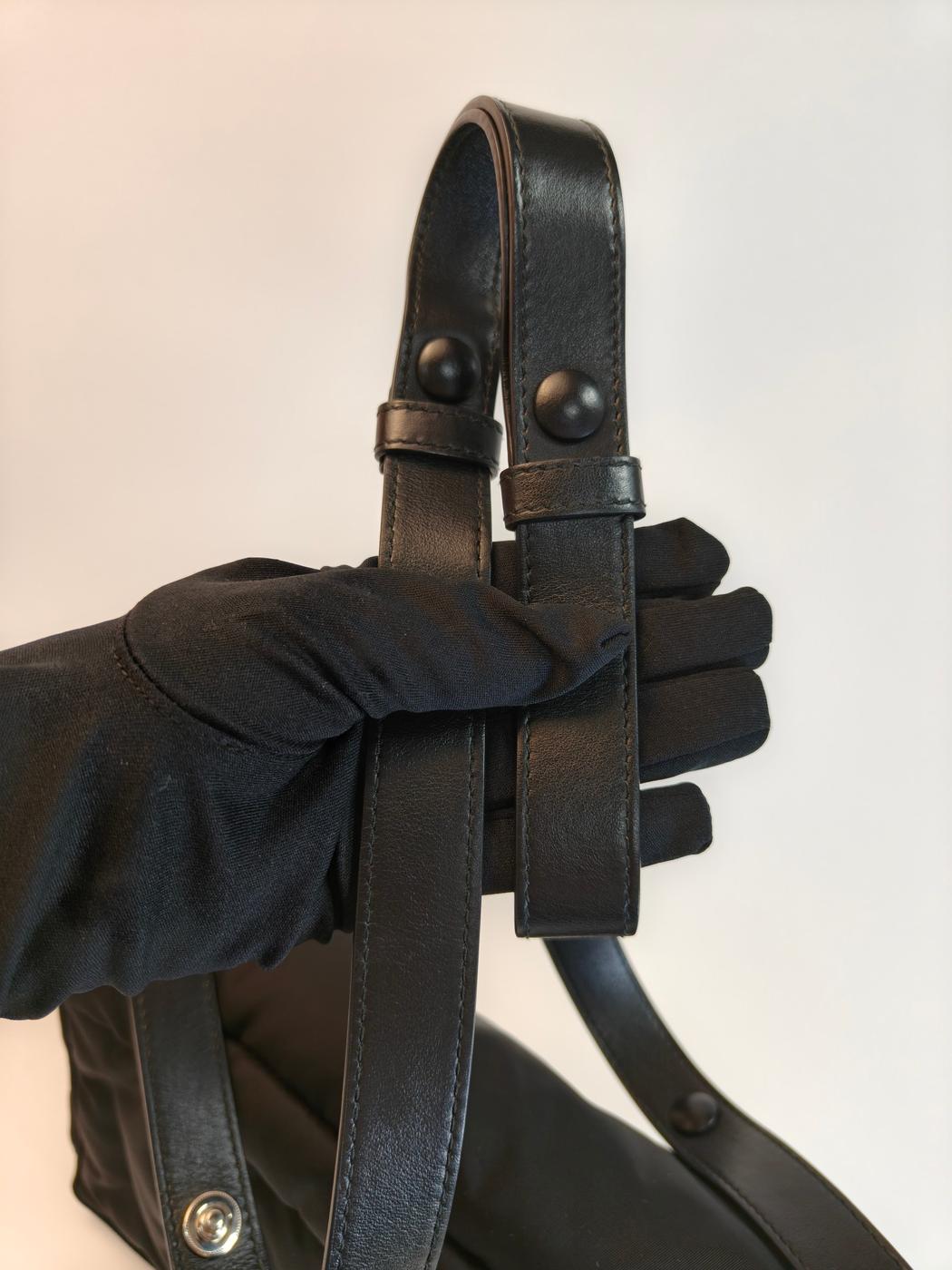 PRADA ץ ƥ ʥߥ쥶 Хå 1BD313 ֥å ֹ桧10310