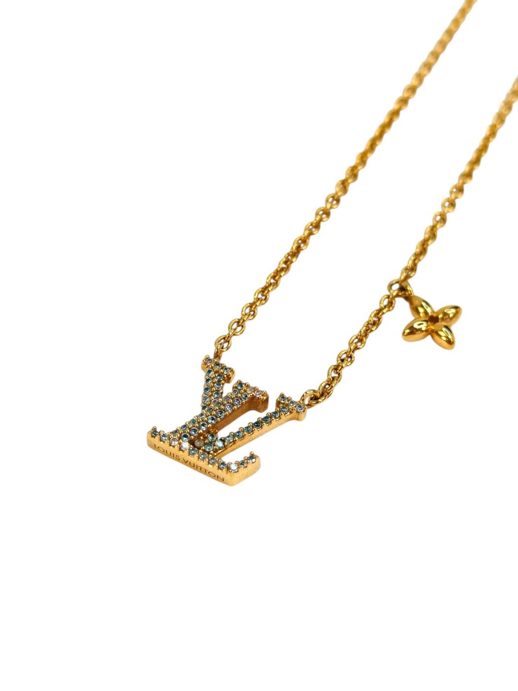 Louis Vuitton �륤�����ȥ� LV �������˥å� �ͥå��쥹 ������� �����ֹ桧11324
