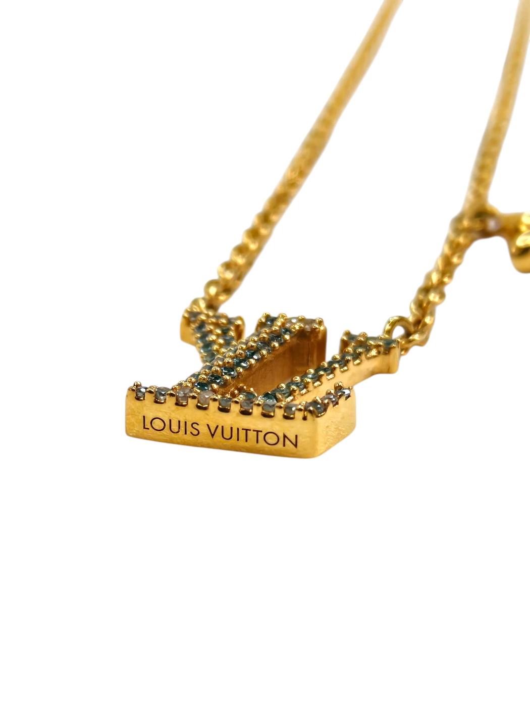 Louis Vuitton �륤�����ȥ� LV �������˥å� �ͥå��쥹 ������� �����ֹ桧11324
