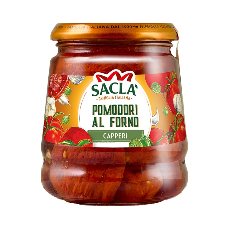 サクラ 南イタリア産プラムトマトのアル・フォルノ＆ケッパー・オイル