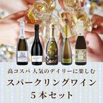 パサート　お値下げ★イタリアスパークリングワイン 5本セット 26％OFF 送料無料】高コスパ 人気のお手頃スパークリングワイン5本