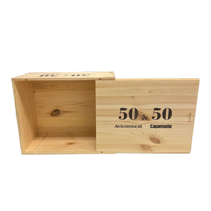 ワイン 木箱 6本箱 蓋付き 仕切なし アウトレット | イタリアワイン