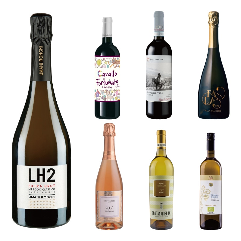 Happy New Year 2026 幸運の馬ラベルワインと