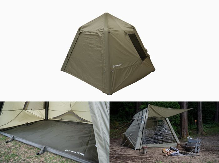 新品未使用 PICNICAR ピクニカ 2way アウトドアコット アウトドアコット｜快適な寝心地を実現するキャンプ用ベッド