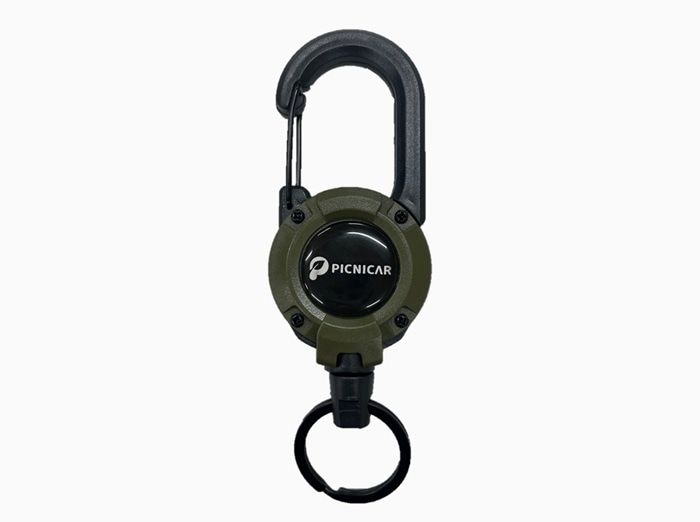 パター練習キーホルダー (カラビナ付き) カラビナ付き キーリング|70cm伸びる カラビナ キーリング キーケース