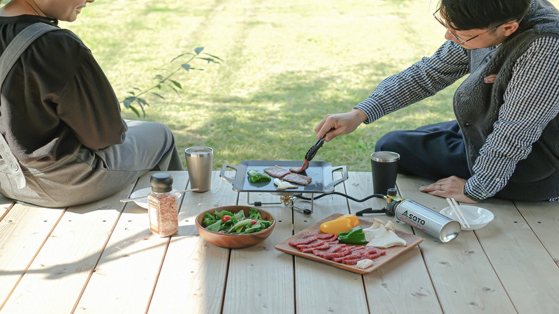 【極厚プレート 小】<br>美味しく焼きあがる 極厚プレート 高い蓄熱性・保温性｜PICNICAR