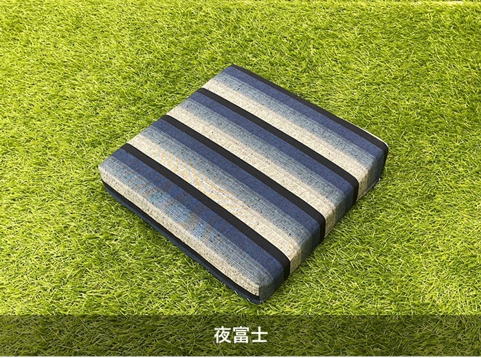 【リラクッション遠州綿紬カバーSET】<br>高反発 座布団 クッション 長時間用｜PICNICAR