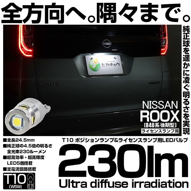 メール便可】[1個] ニッサン ルークス［B40系 後期］対応 ライセンス