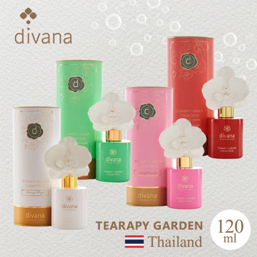 divana 芳香剤 ルームフレグランス TEARAPY GARDEN 120ml 正規取扱店 ディフューザー タイ バンコク スパ 天然植物由来 アロマ