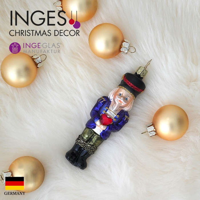クリスマスツリー オーナメント ドイツ INGE-GLAS MANUFAKTUR（インゲ・グラス）ガラス クリスマスの守護者 2022年限定 限定品 limitededition 13.5cm _[100350]  送料無料