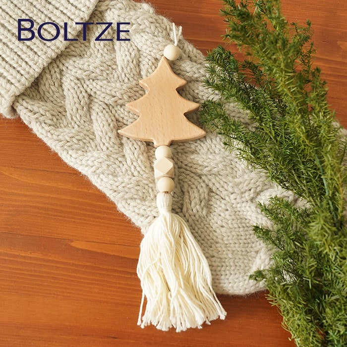 クリスマスツリー オーナメント ドイツ BOLTZE(ボルツ) 装飾用ペンダント タッセル ウーセル フリンジ 1個入 [2] 19cm ツリー _[190017-2]  s60