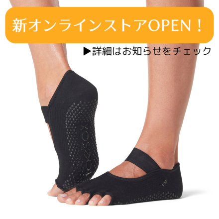 ToesoxGrip Half Toe Mia Black