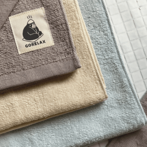 ごリラックス　ながめのいいタオル