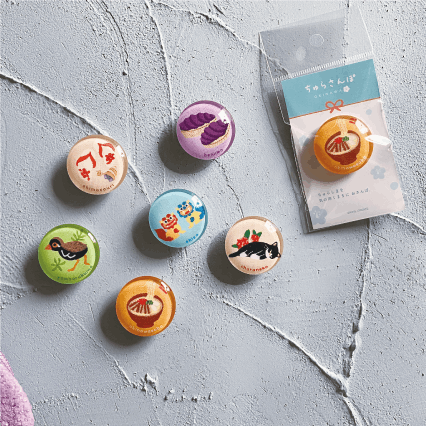 ちゅらさんぽ　ガラスマグネット