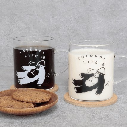 ごリラックス ととのい耐熱グラスマグ