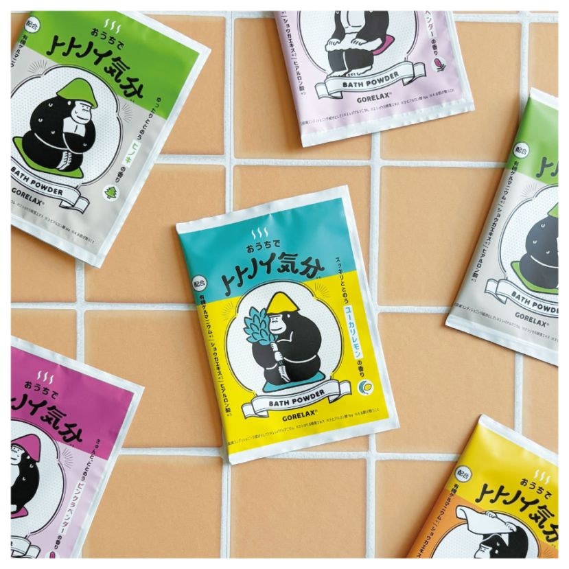 ごリラックス　トトノイ気分　バスパウダー