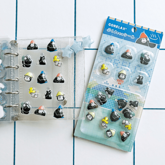 ごリラックス ぷくdecoシール