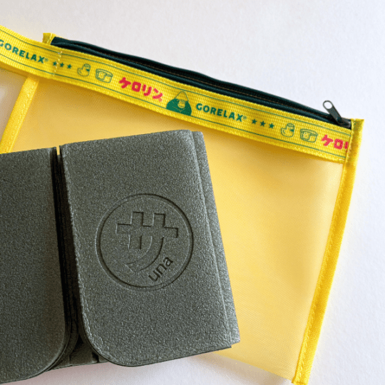 ごリラックス×ケロリン パタっとサ活マット メッシュポーチ付き　