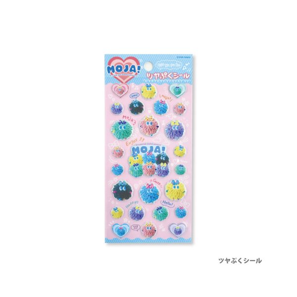Moja! ツヤぷくシール