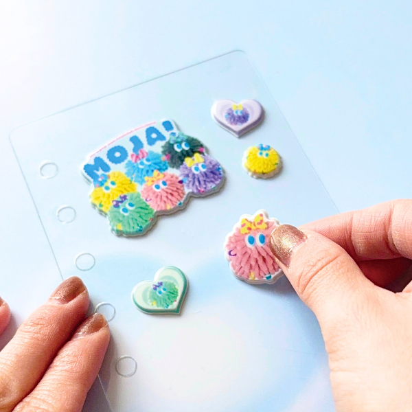 Moja! ツヤぷくシール