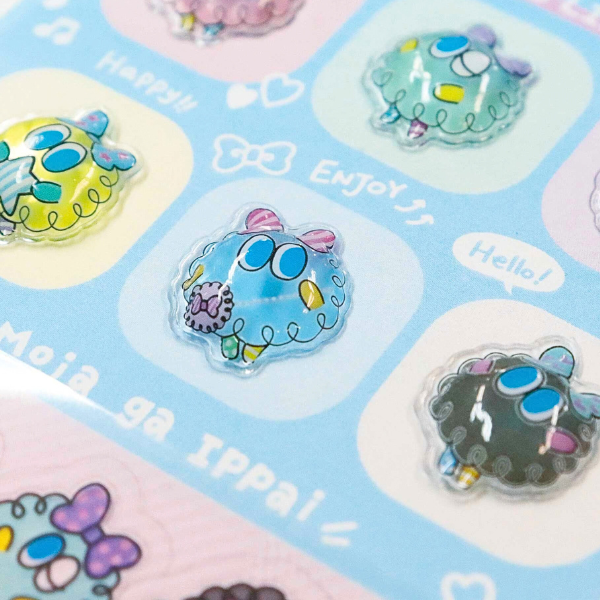 Moja! ぷくdecoシール