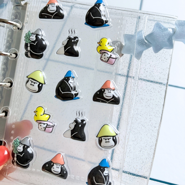 ごリラックス ぷくdecoシール