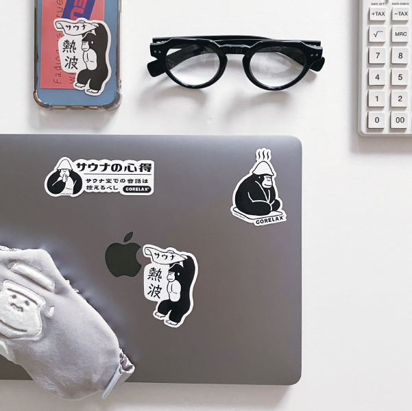 ごリラックス ととのいステッカー