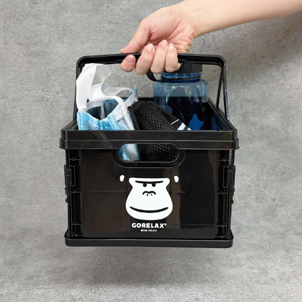 ごリラックス パタっとまもるさんのカゴ