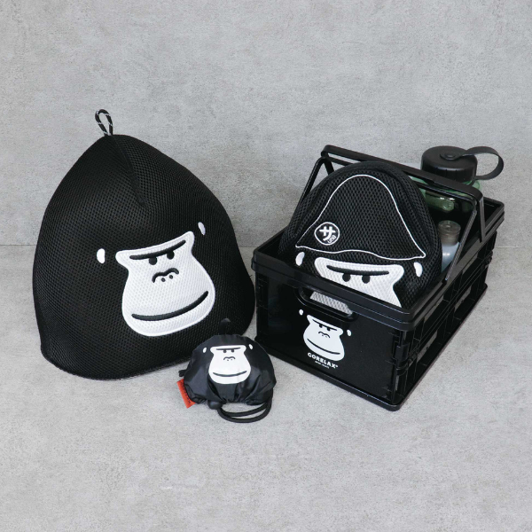 ごリラックス パタっとまもるさんのカゴ